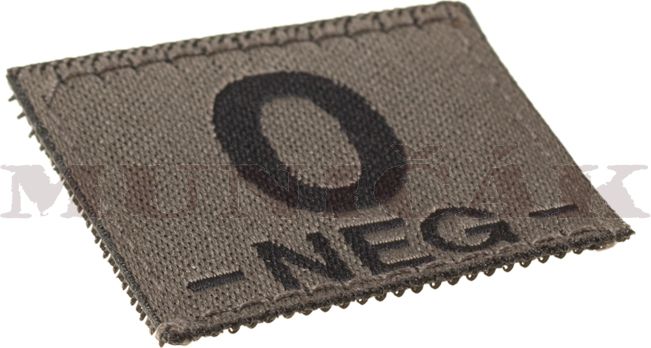 CLAW GEAR Textilná Nášivka/Patch 0 NEG - RAL7013 (18443)