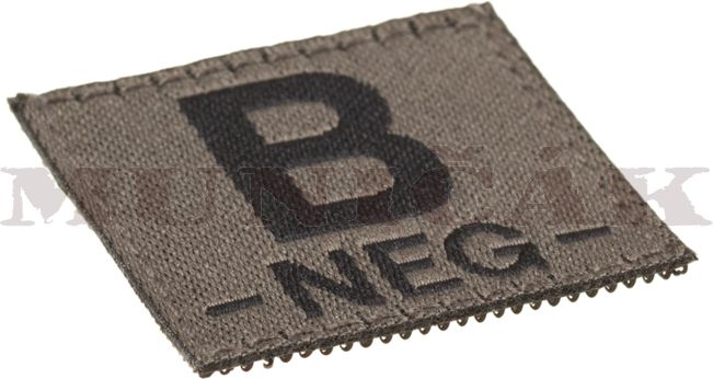 CLAW GEAR Textilná Nášivka/Patch B NEG - RAL7013 (18445)