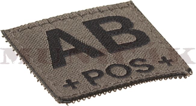 CLAW GEAR Textilná Nášivka/Patch AB POS - RAL7013 (18442)