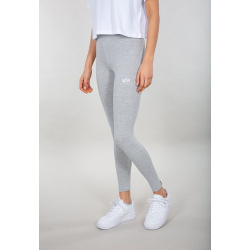 ALPHA INDUSTRIES Dámske legíny Basic Leggings - greyheather/biele (116053/230)