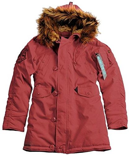 ALPHA INDUSTRIES Dámska bunda Explorer - burgundy (103005/184)