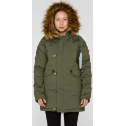 ALPHA INDUSTRIES Dámska bunda Explorer - dark green (103005/257)