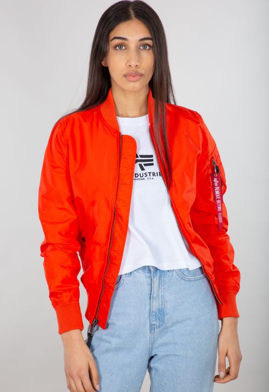 ALPHA INDUSTRIES Dámska bunda MA-1 TT - atomic red (141041/577)