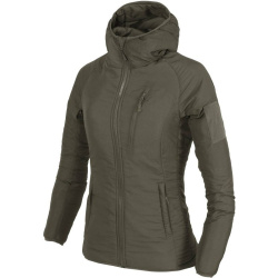 HELIKON Dámska bunda Wolfhound hoodie, Climashield Apex 67g - taiga green (KU-WWH-NL-09)