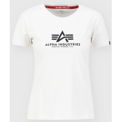 ALPHA INDUSTRIES Dámske tričko New Basic - white (196051/09)