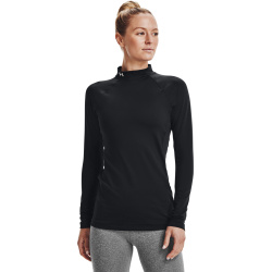 UNDER ARMOUR Dámske tričko s dlhým rukávom CG Authentics Mockneck - čierne (1368702-001)