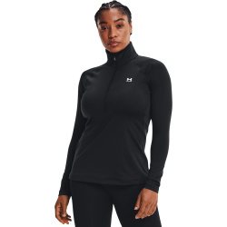 UNDER ARMOUR Dámske tričko s dlhým rukávom UA Authentics CG 1/2 Zip - čierne (1368699-001)