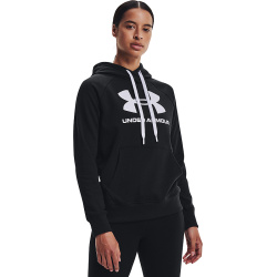 UNDER ARMOUR Dámska mikina Rival Fleece Logo - čierna (1356318-001)