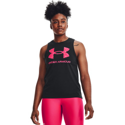 UNDER ARMOUR Dámske tielko Live Sportstyle Graphic - čierne (1356297-004)