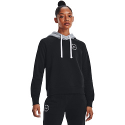 UNDER ARMOUR Dámska mikina Rival Fleece CB Hoodie - čierna (1373031-001)