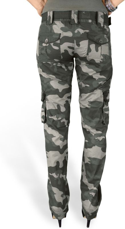 SURPLUS Dámske dlhé nohavice Premium Slimmy - black camo (33-3588-42)