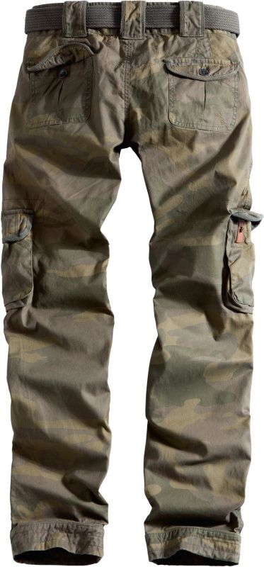 SURPLUS Dámske dlhé nohavice Premium Slimmy prané - woodland (33-3588-62)