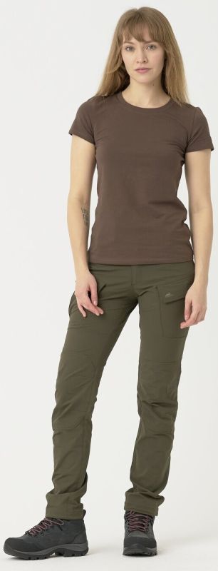 HELIKON Dámske tričko Organic Slim - olive green (TS-TSW-OS-02)