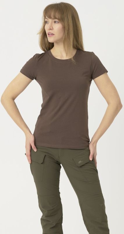 HELIKON Dámske tričko Organic Slim - olive green (TS-TSW-OS-02)