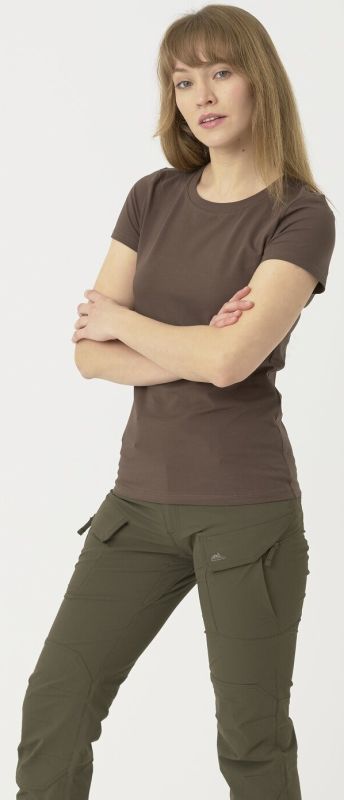 HELIKON Dámske tričko Organic Slim - olive green (TS-TSW-OS-02)