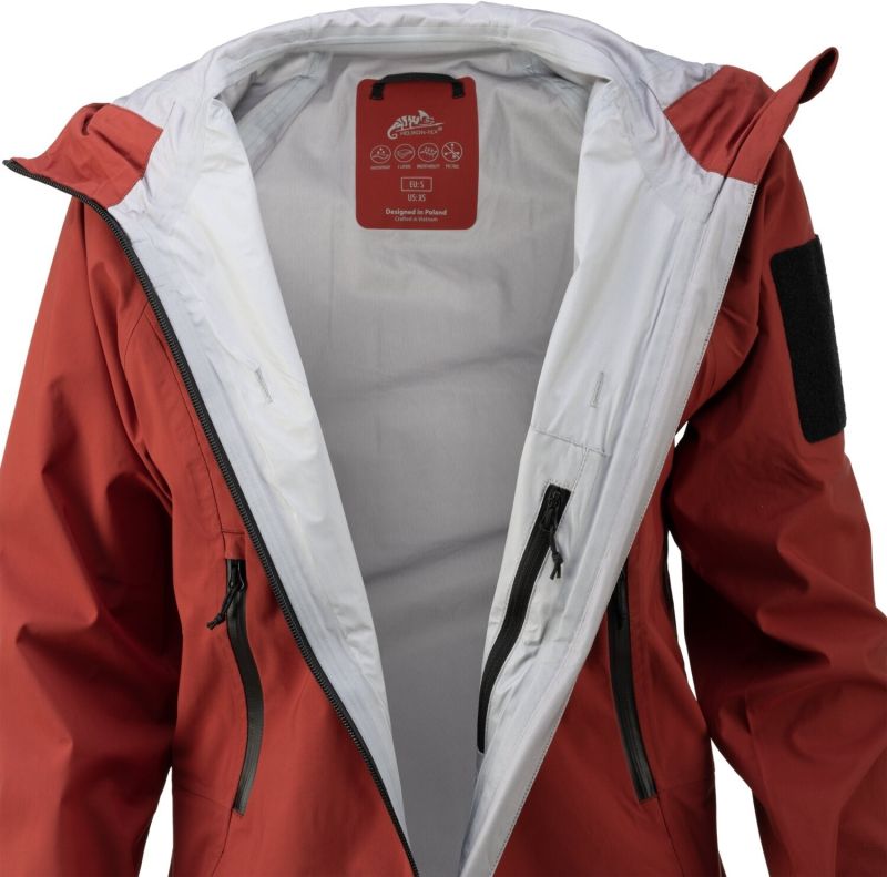 HELIKON Dámska bunda Squall Hardshell TorrentStretch - crimson sky (KU-SWH-TR-83)