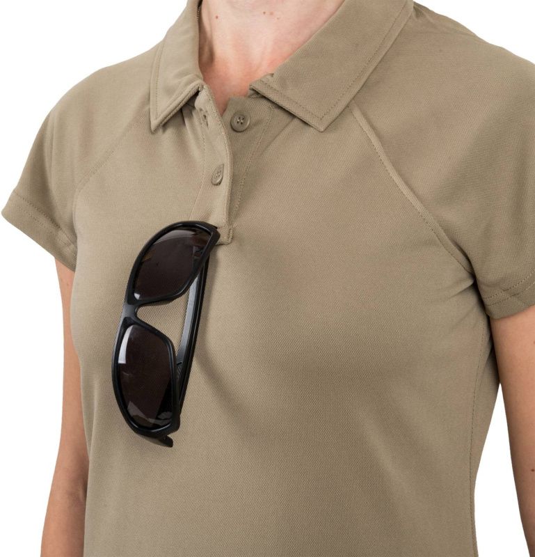 HELIKON Dámske tričko Polo UTL - khaki (PD-UTW-TL-13)