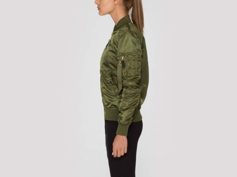 ALPHA INDUSTRIES Dámska bunda MA-1 VF LW - dark green (156001/257)