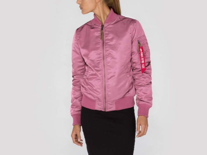 ALPHA INDUSTRIES Dámska bunda MA-1 VF 59 - dusty pink (133009/60)