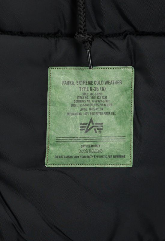 ALPHA INDUSTRIES Dámska bunda Polar Jacket - čierna (123002/03)