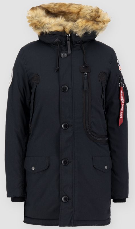 ALPHA INDUSTRIES Dámska bunda Polar Jacket - čierna (123002/03)