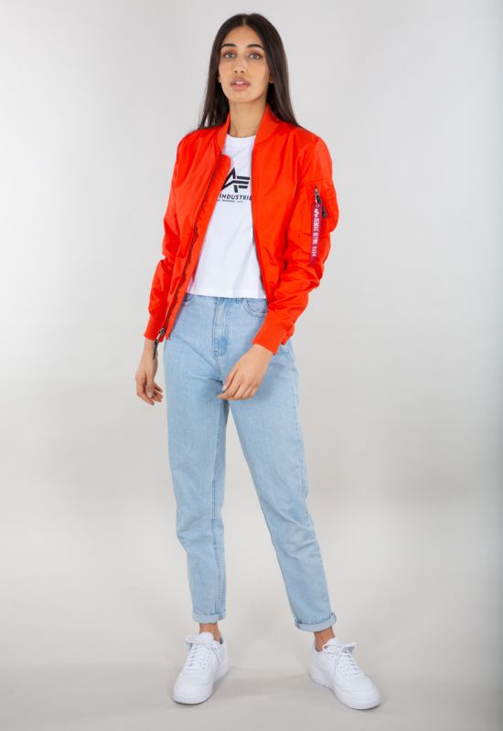 ALPHA INDUSTRIES Dámska bunda MA-1 TT - atomic red (141041/577)