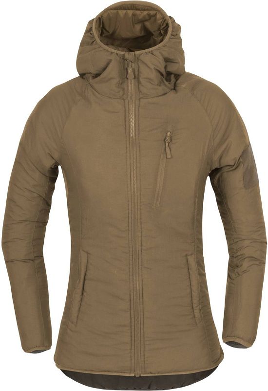 HELIKON Dámska bunda WOLFHOUND HOODIE, Climashield Apex 67g - čierna (KU-WWH-NL-01)