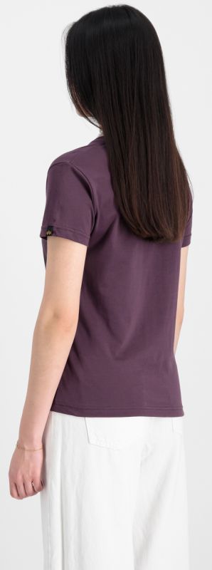 ALPHA INDUSTRIES Dámske tričko New Basic - plum (196051/719)