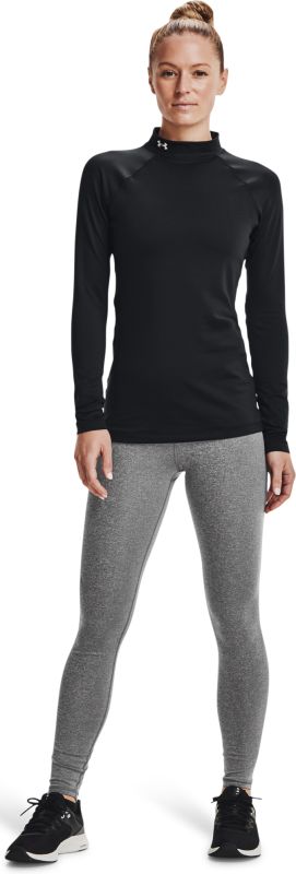 UNDER ARMOUR Dámske tričko s dlhým rukávom CG Authentics Mockneck - čierne (1368702-001)