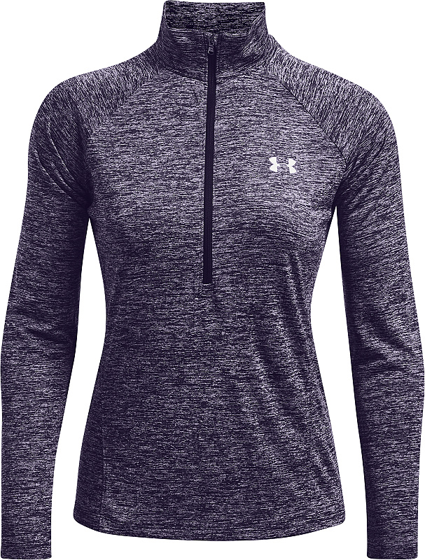 UNDER ARMOUR Dámske tričko s dlhým rukávom  Tech 1/2 Zip - fialové (1320128-571)