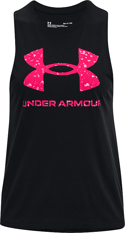 UNDER ARMOUR Dámske tielko Live Sportstyle Graphic - čierne (1356297-004)