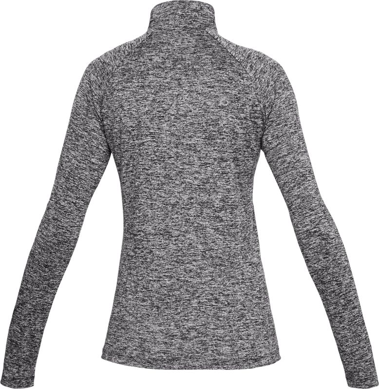 UNDER ARMOUR Dámske tričko s dlhým rukávom Tech 1/2 Zip - Twist - čierne (1320128-001)