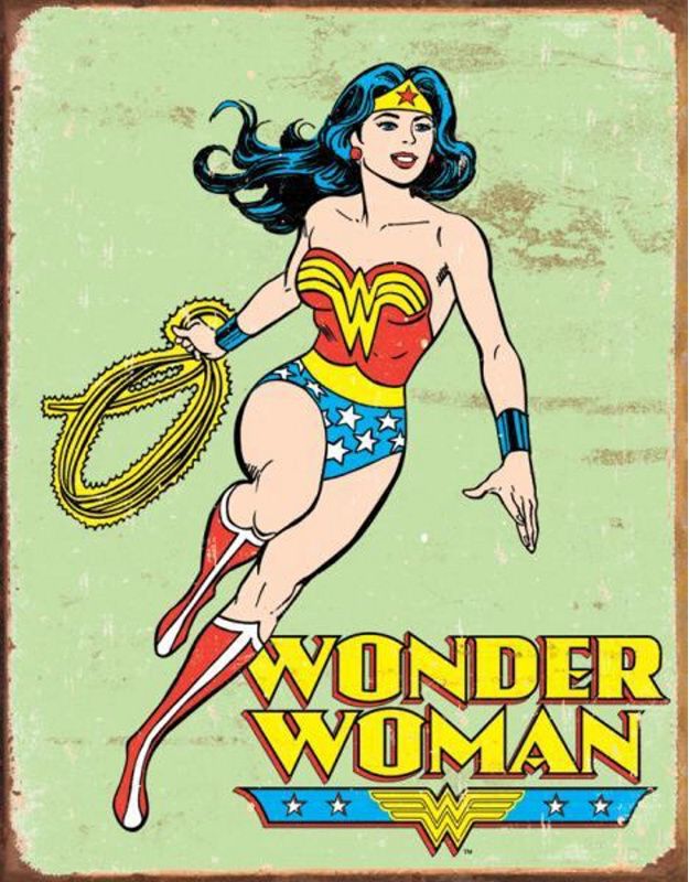 TIN SIGNS Retro plechová ceduľa Wonder Woman Retro (TSN1642)