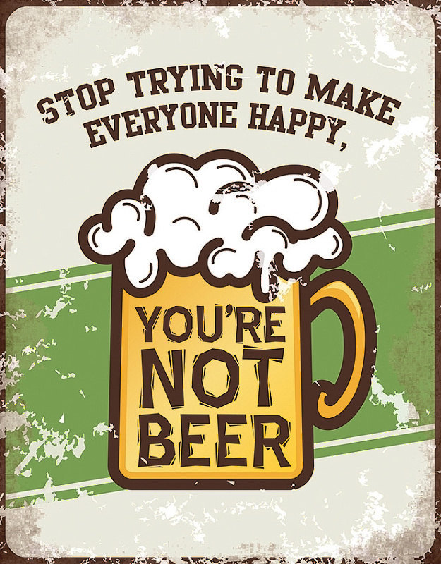 TIN SIGNS Retro plechová ceduľa You're Not Beer (TSN2423)