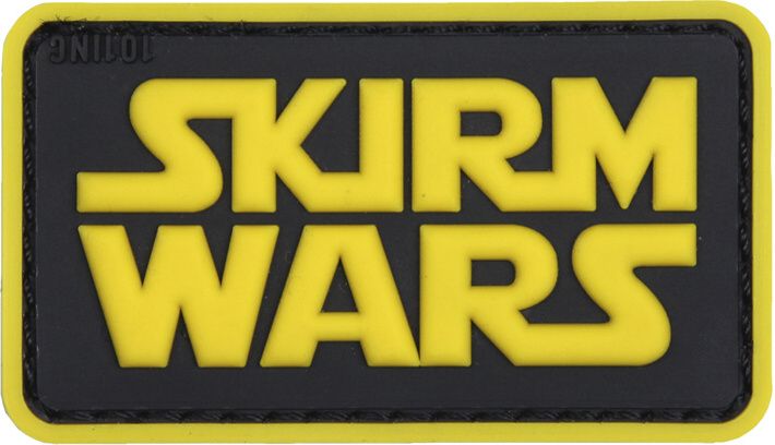 3D PVC Nášivka/Patch Skirm Wars - žltá