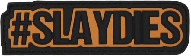 3D PVC Nášivka/Patch Slaydies - oranžová