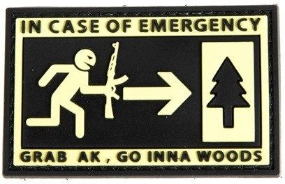 GFC 3D PVC Nášivka/Patch Emergency AK