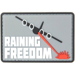 GFC 3D PVC Nášivka/Patch Raining Freedom