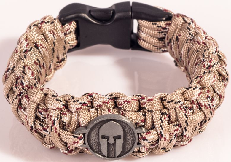 Paracord náramok King Kobra, SPARTAN, v2 - desert camo