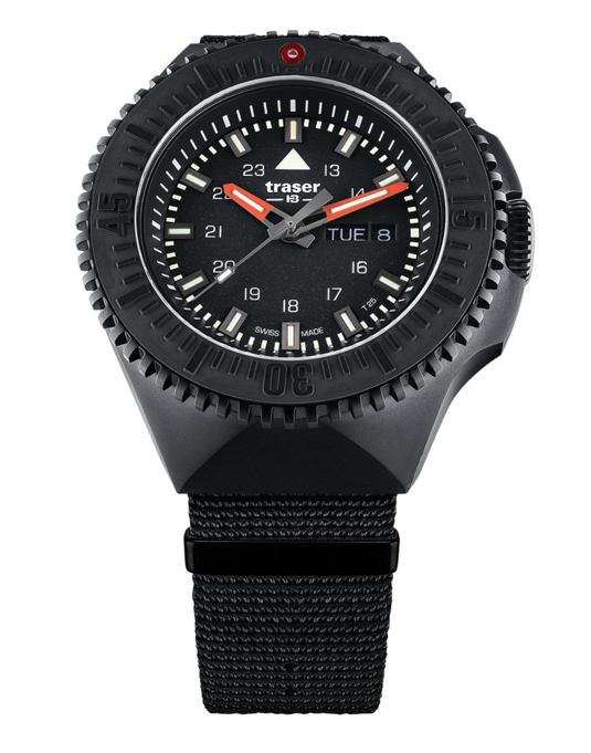 TRASER Hodinky P69 Black Stealth / NATO remienok - čierne (109854)