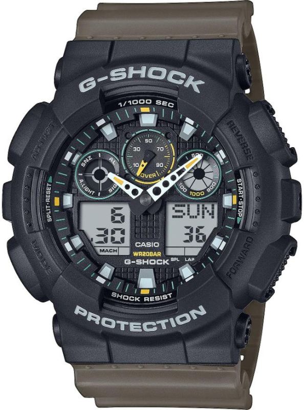 CASIO Hodinky G-Shock GA-100TU-1A3ER (15053961)(411)