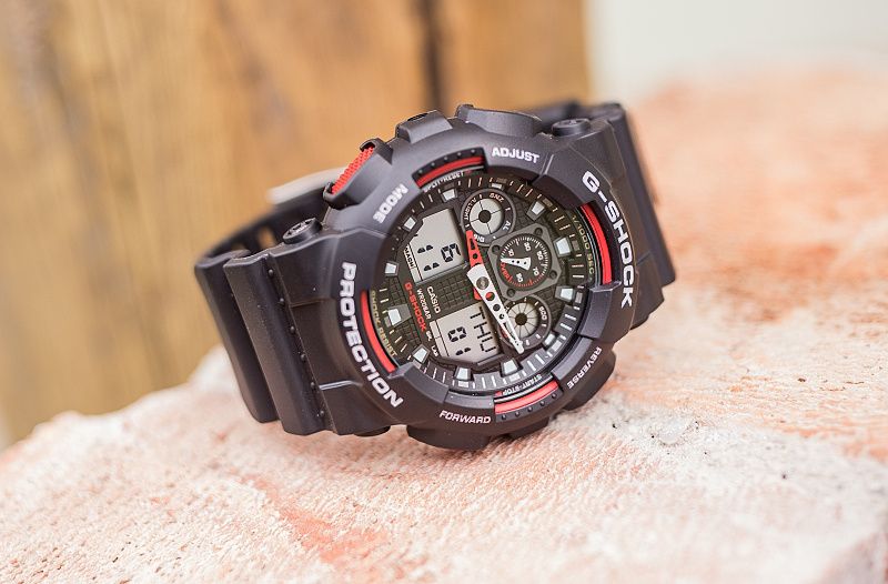 CASIO Hodinky G-Shock GA 100-1A4, (15029496)