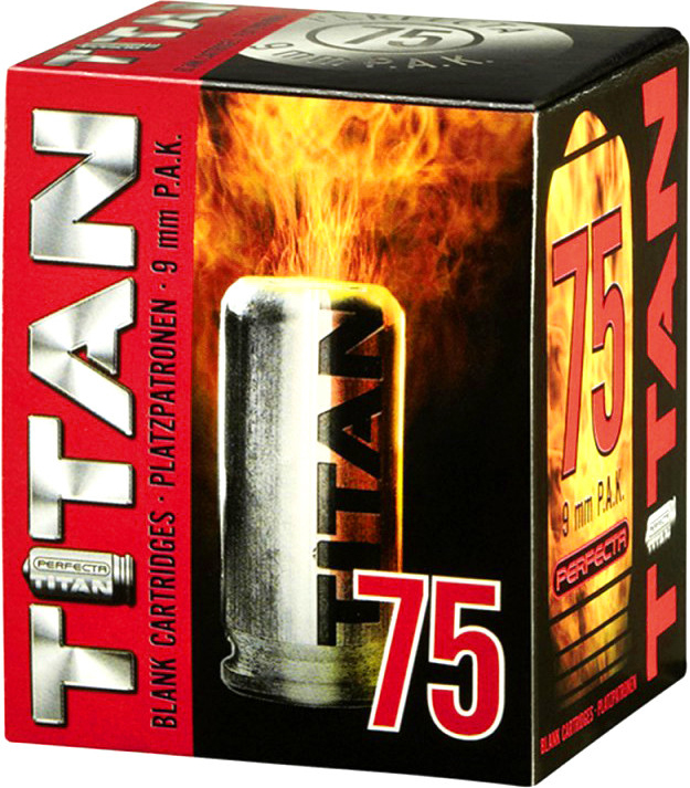 PERFECTA Náboj 9mm štartovací Titan 75ks balenie (4.1322)