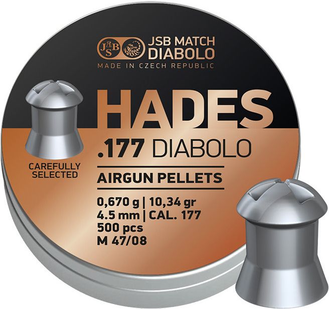 Naboj 4,5mm vzduchovka, JSB Hades 500ks