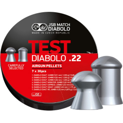 JSB MATCH DIABOLO Náboj 5,5mm Test Exact 210ks (2004-210)