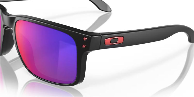 OAKLEY Okuliare Holbrook - red iridium lens / black frame (0OO9102)