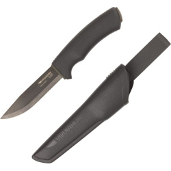 MORAKNIV Nôž s pevnou čepeľou Bushcraft Black carbon steel -  black (NZ-BSB-CS-01)