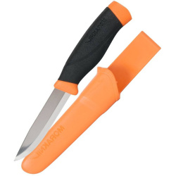 MORAKNIV Nôž s pevnou čepeľou Companion HeavyDuty (S) stainless steel - burnt orange (NZ-CHD-SS-24)