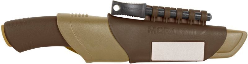 MORAKNIV Nôž s pevnou čepeľou Bushcraft Survival Desert - Stainless Steel - khaki (NZ-BDS-SS-13)