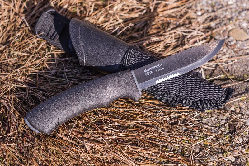 MORAKNIV Nôž s pevnou čepeľou Tactical SRT - čierny (ID12295)